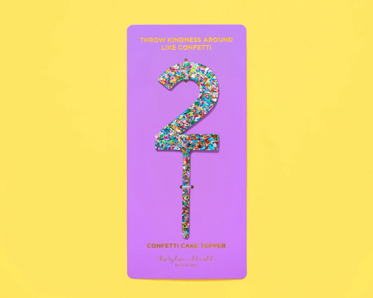 Confetti Cake Topper | 2