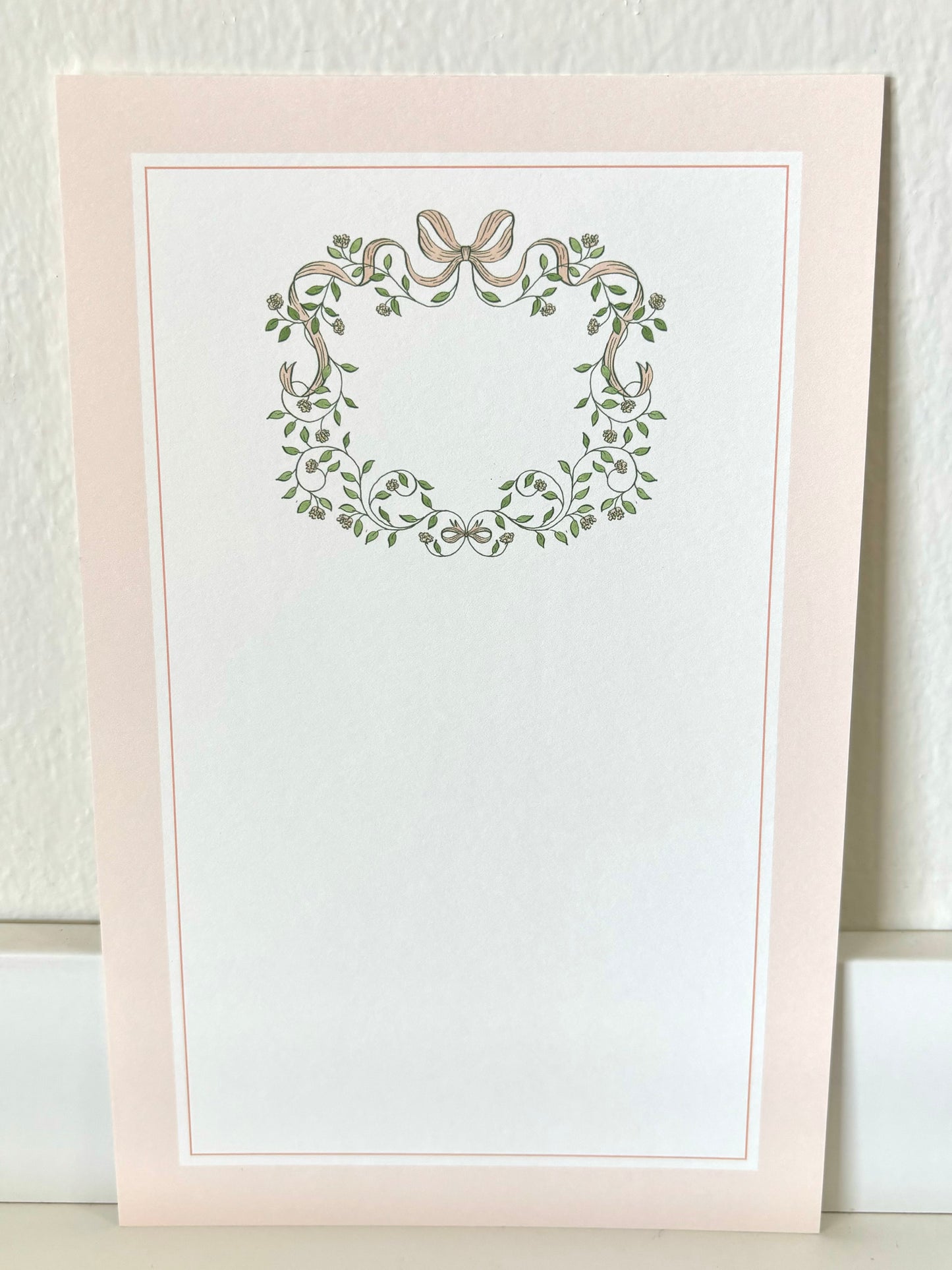 Bunny's Garden Rose Vine Crest Invitation - 10 ct