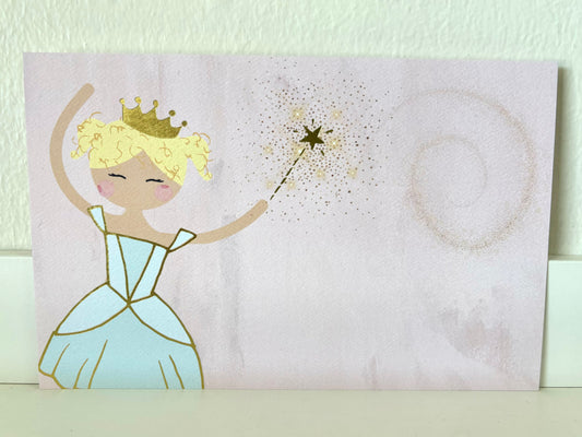 Fairy Princess Foil Invitation - 10 CT