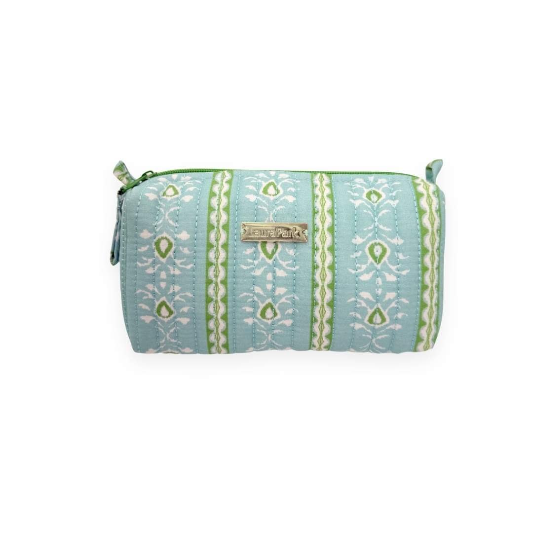 Small Cosmetic Bag - Rosemary Stripe Blue