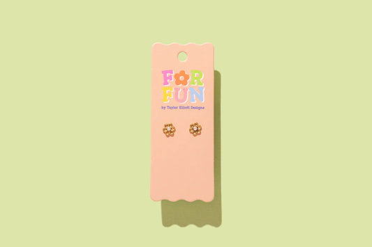 Stud Earrings - Fiona Flower