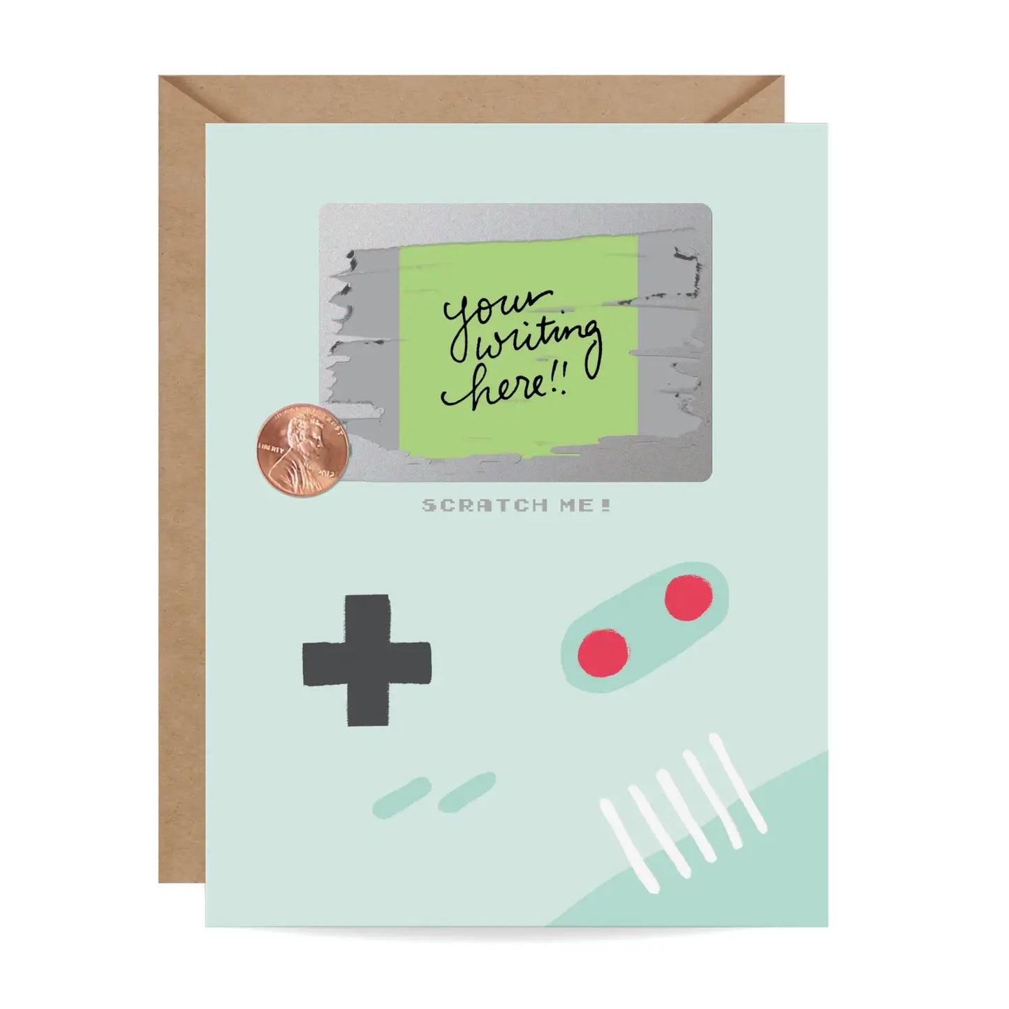 Scratch-Off Gamer - Birthday Card