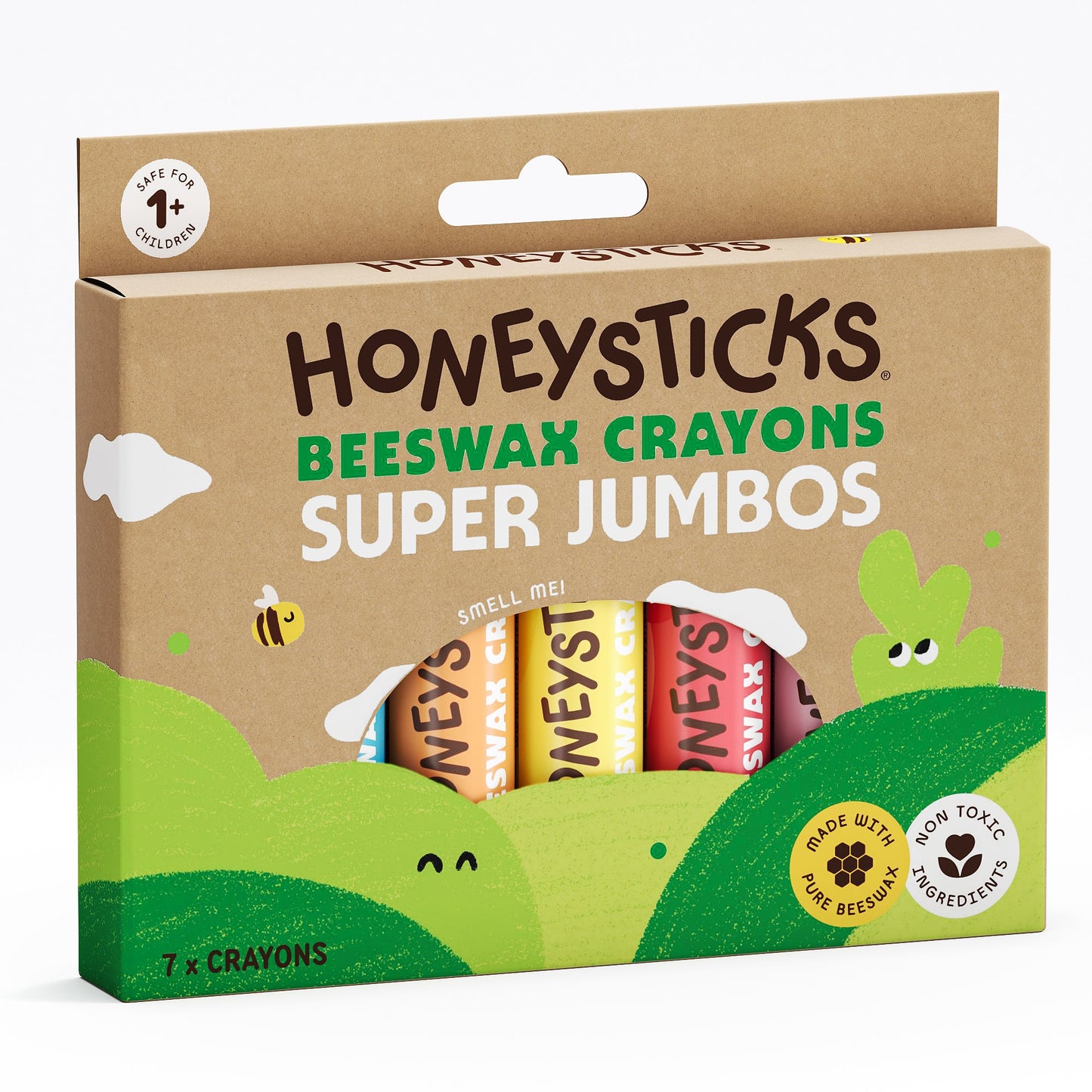 Super Jumbo Beeswax Crayons - 7 Pack