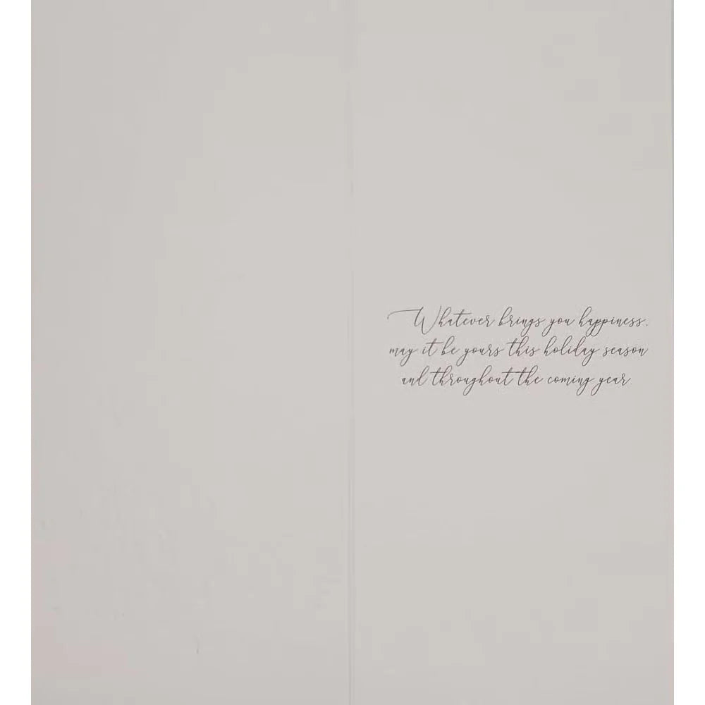 Boxed Christmas Cards - Berry Tree on Black