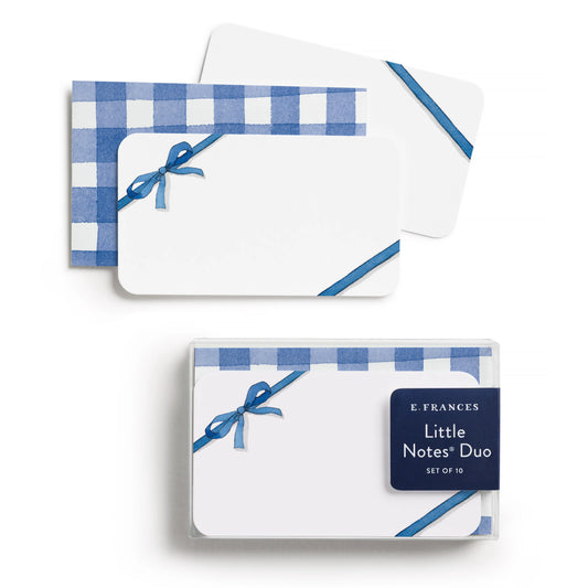 Little Notes Duo Set - Blue Bow