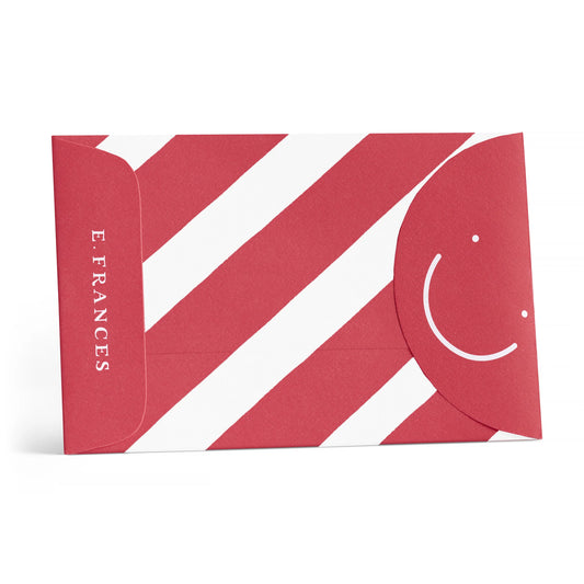 Little Note Envelopes - Candy Cane Stripes
