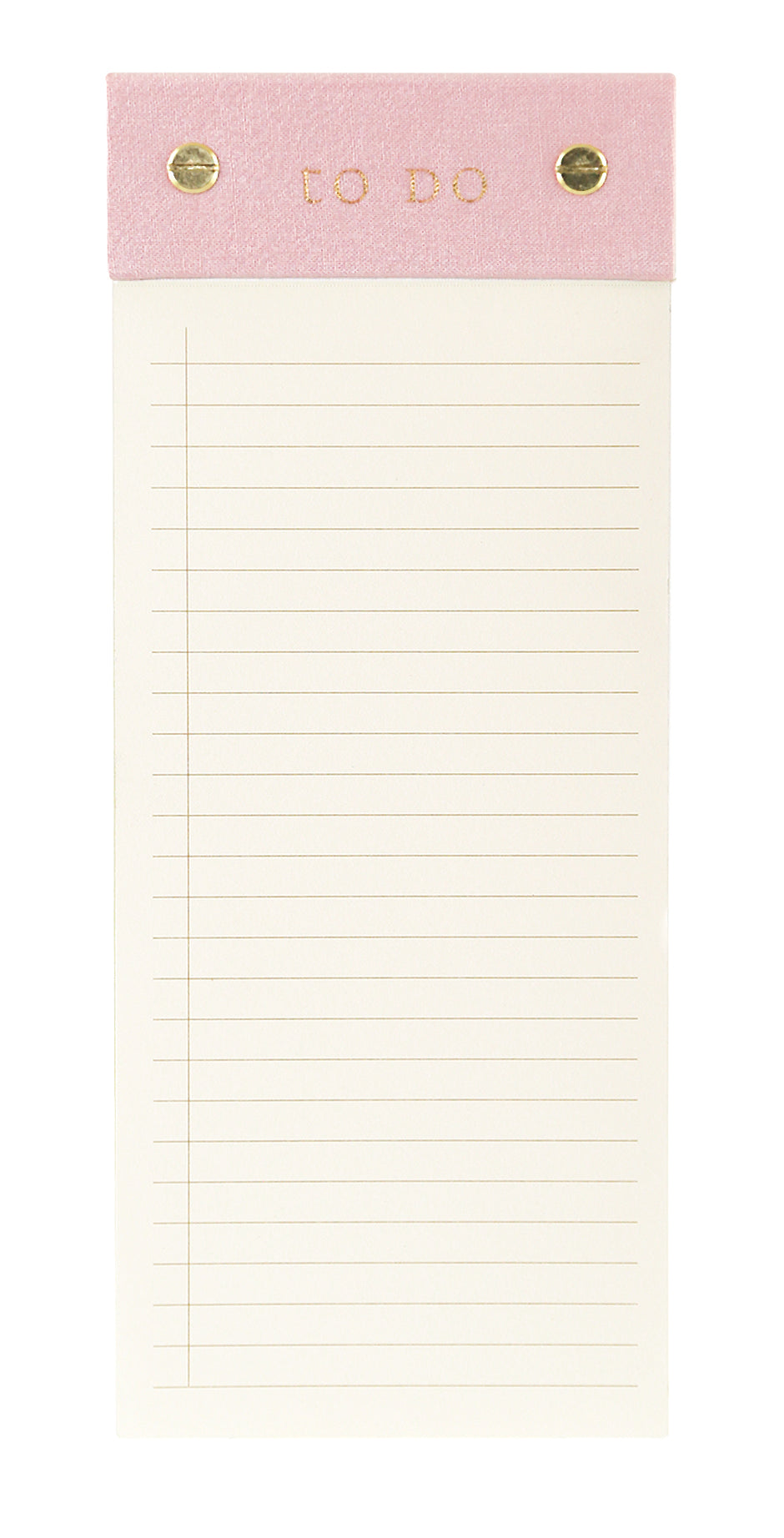 Blush Fabric-Bound Desktop Notepad