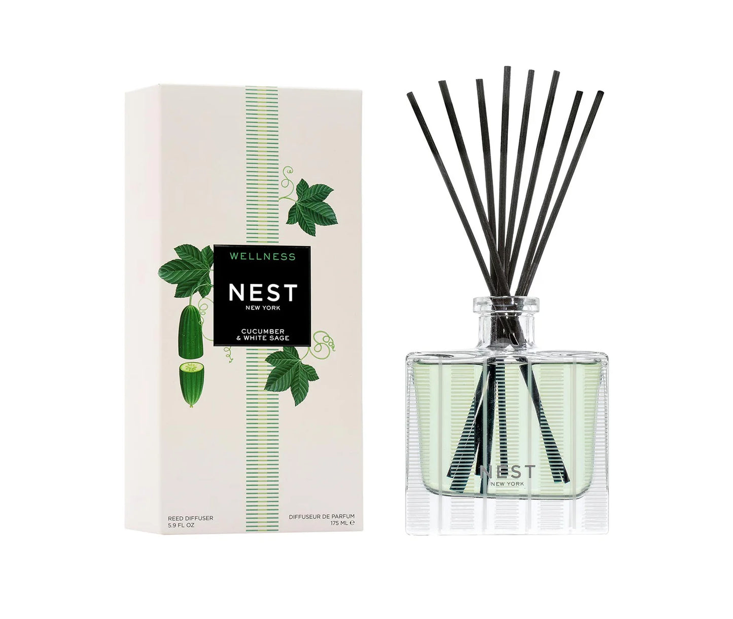 NEST Reed Diffuser 5.9 fl oz-Cucumber & White Sage