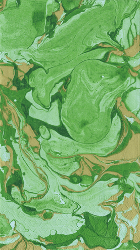 Guest Towel - Marbled Green