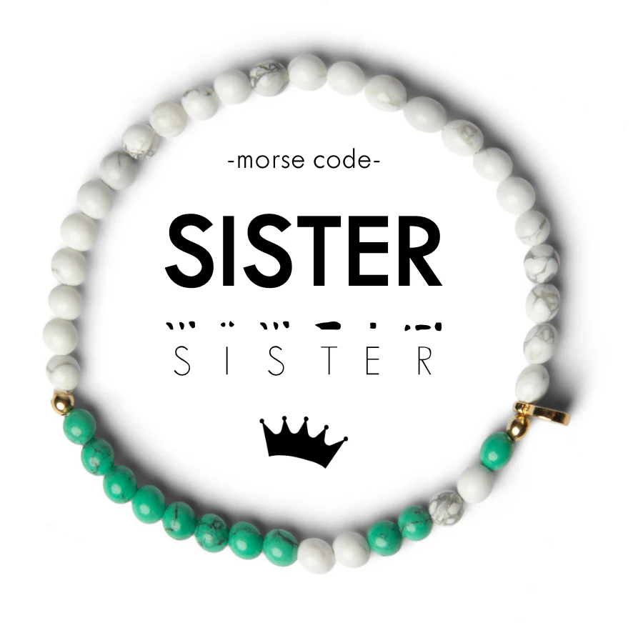Sorority Morse Code Bracelet - Zeta Tau Alpha