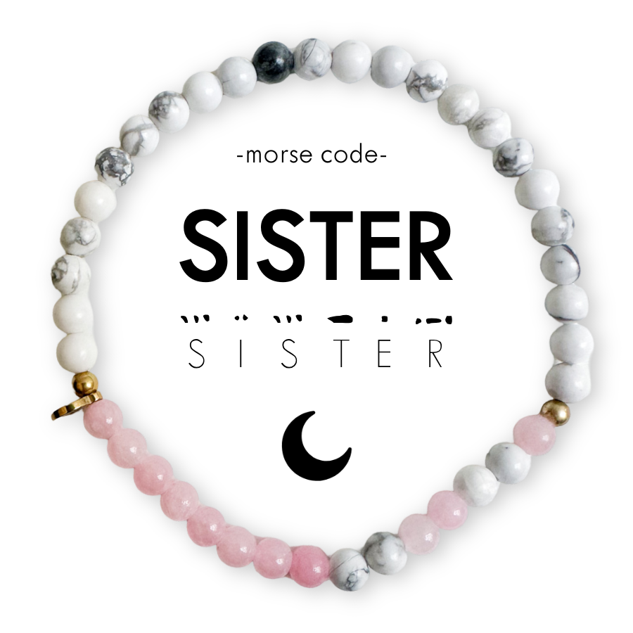 Sorority Morse Code Bracelet - Gamma Phi