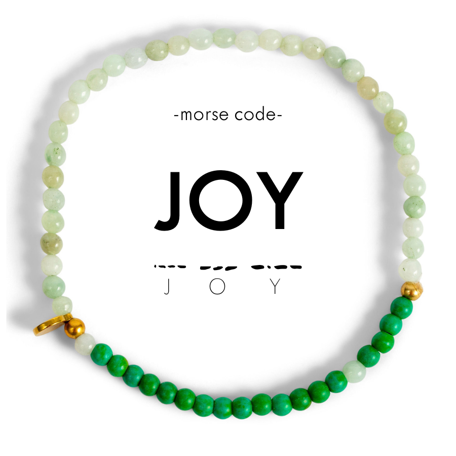 Morse Code Bracelet - Joy