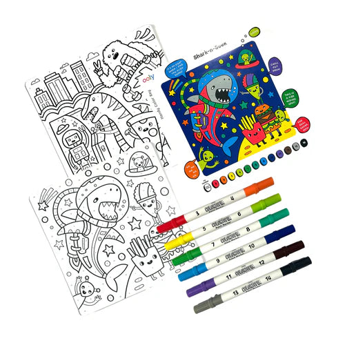 Colortopia Paint Marker By Number Kit - Epic Adventures