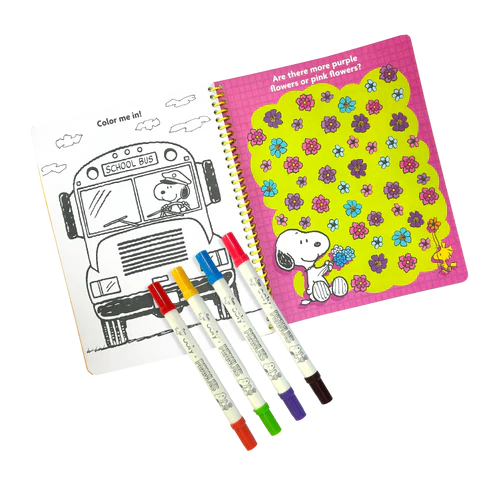 OOLY x Peanuts: Activity Travel Kit & Double-Ended Markers