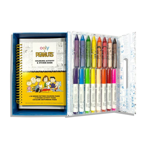 OOLY x Peanuts: Coloring Activity & Sticker Kit