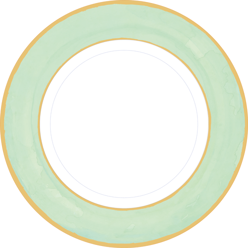 Dinner Plates - Watercolor Celadon