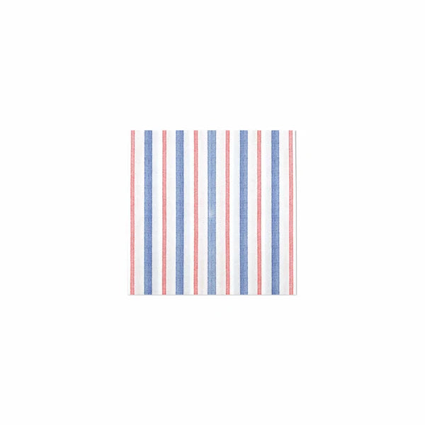 Papersoft Cocktail Napkins - Americana Stripe