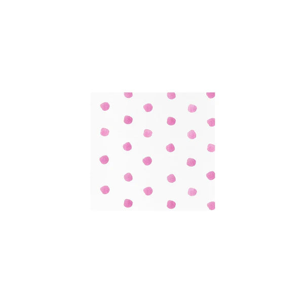 Papersoft Cocktail Napkins - Pink Dot