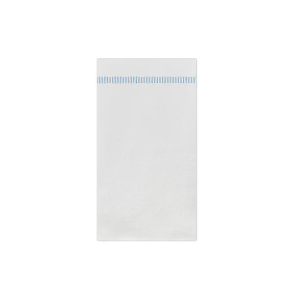 Papersoft Guest Towels - Fringe Light Blue