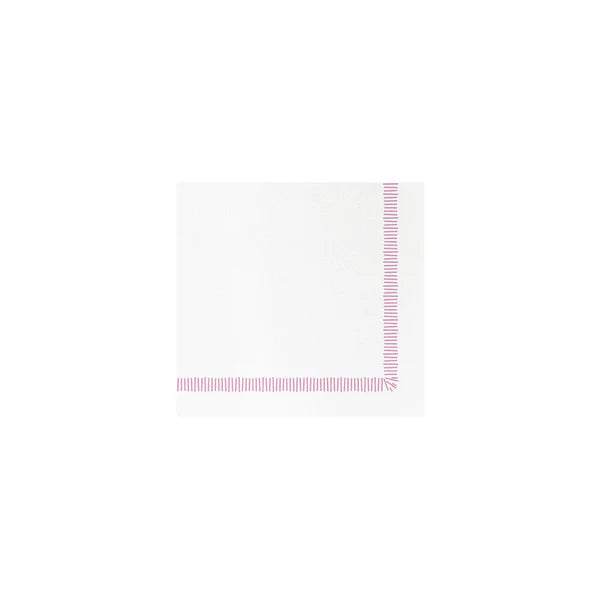 Papersoft Cocktail Napkins - Fringe Pink