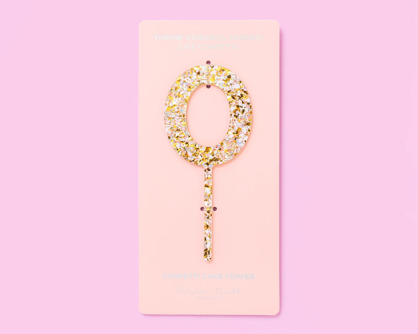 Pearl Confetti Cake Topper | 0