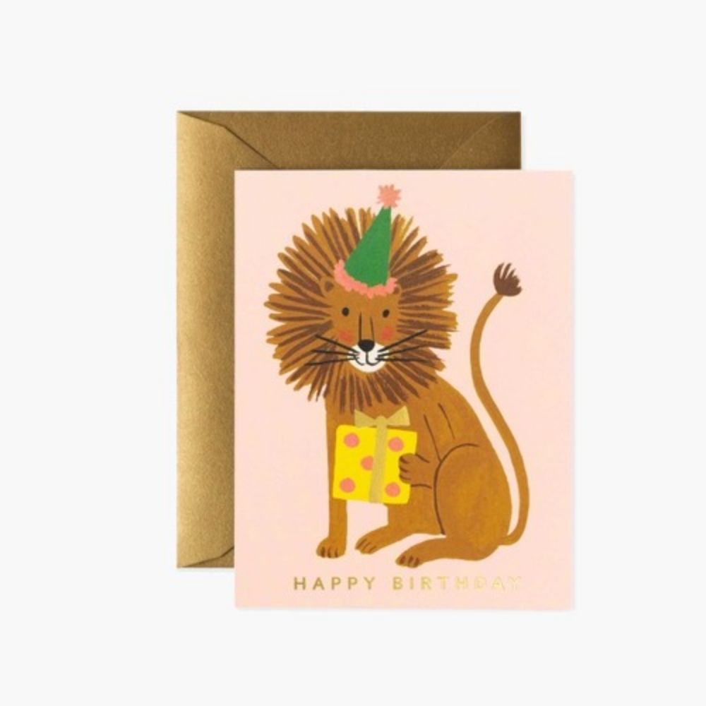 Card - Lion Birthday