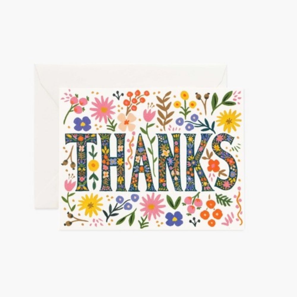 Card - Floral Thank You