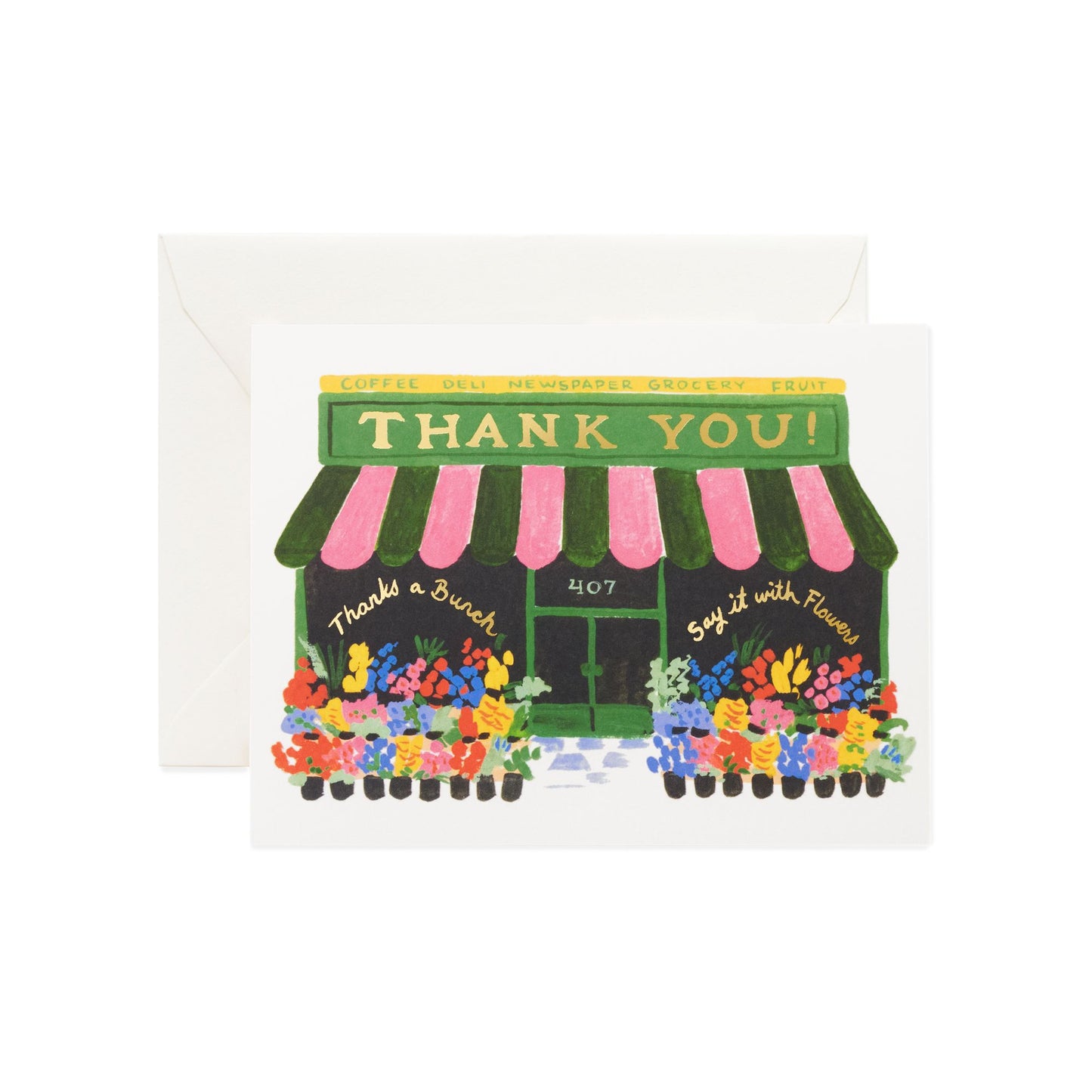 Card - Flower Shop Thank You