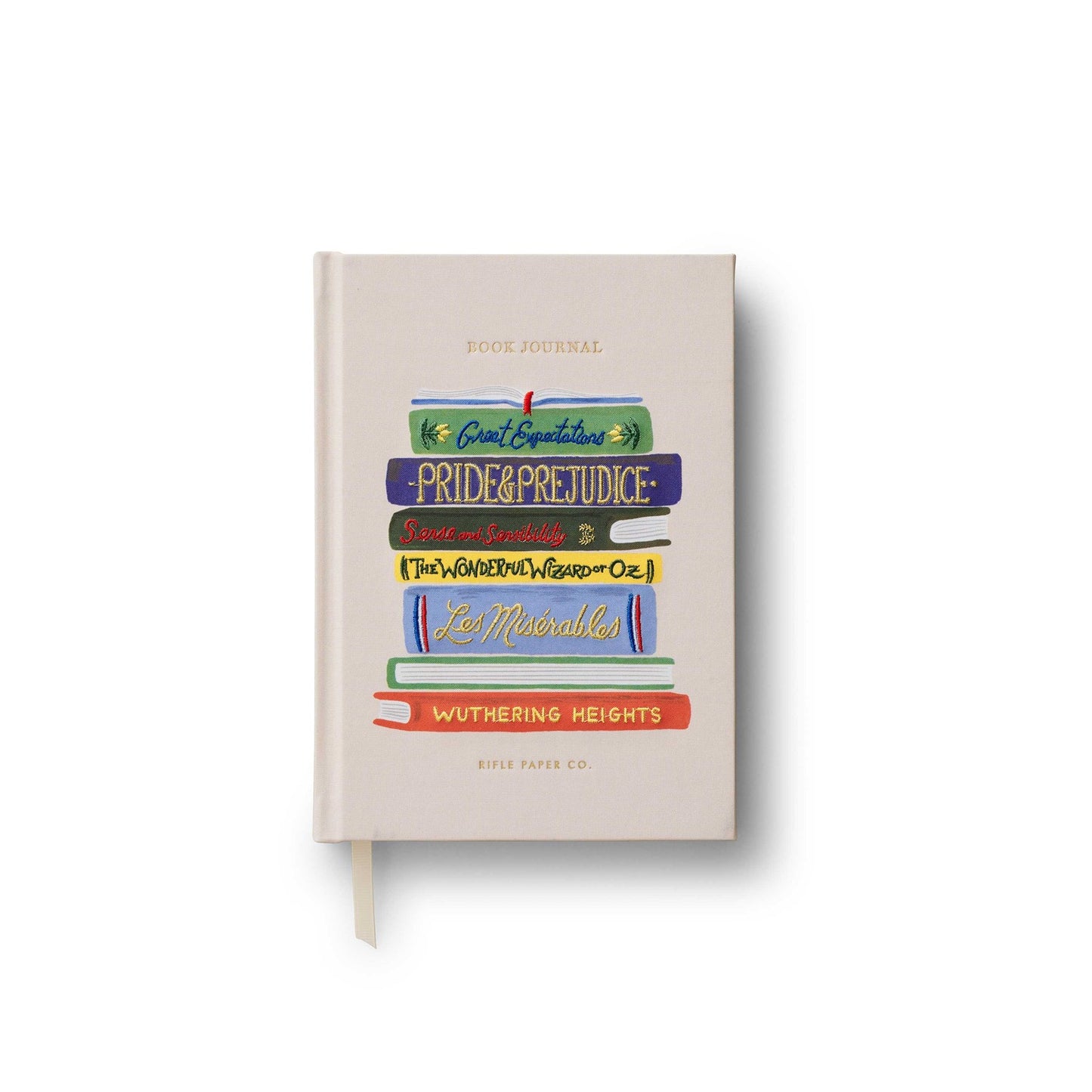 Embroidered Book Journal - Book Club