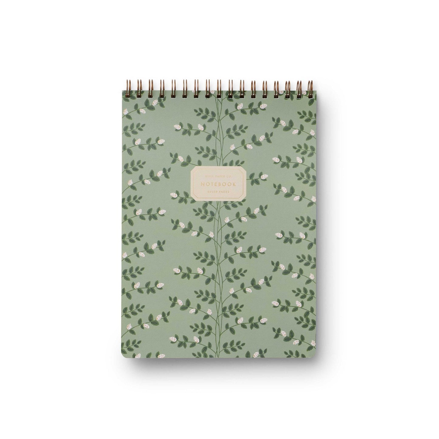 Top Spiral Notebook Large - Climbing Vines