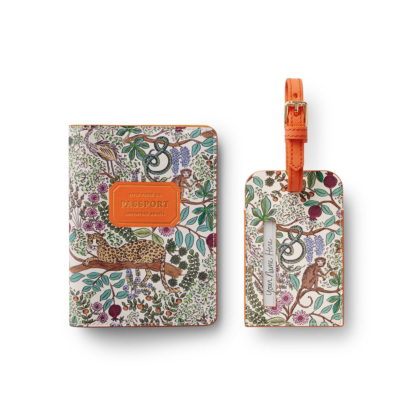 Passport & Luggage Tag Set - Safari
