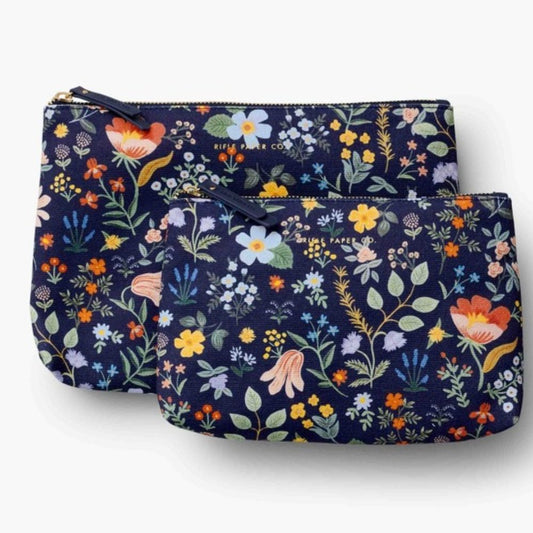 Zippered Pouch Set - Bramble Fields