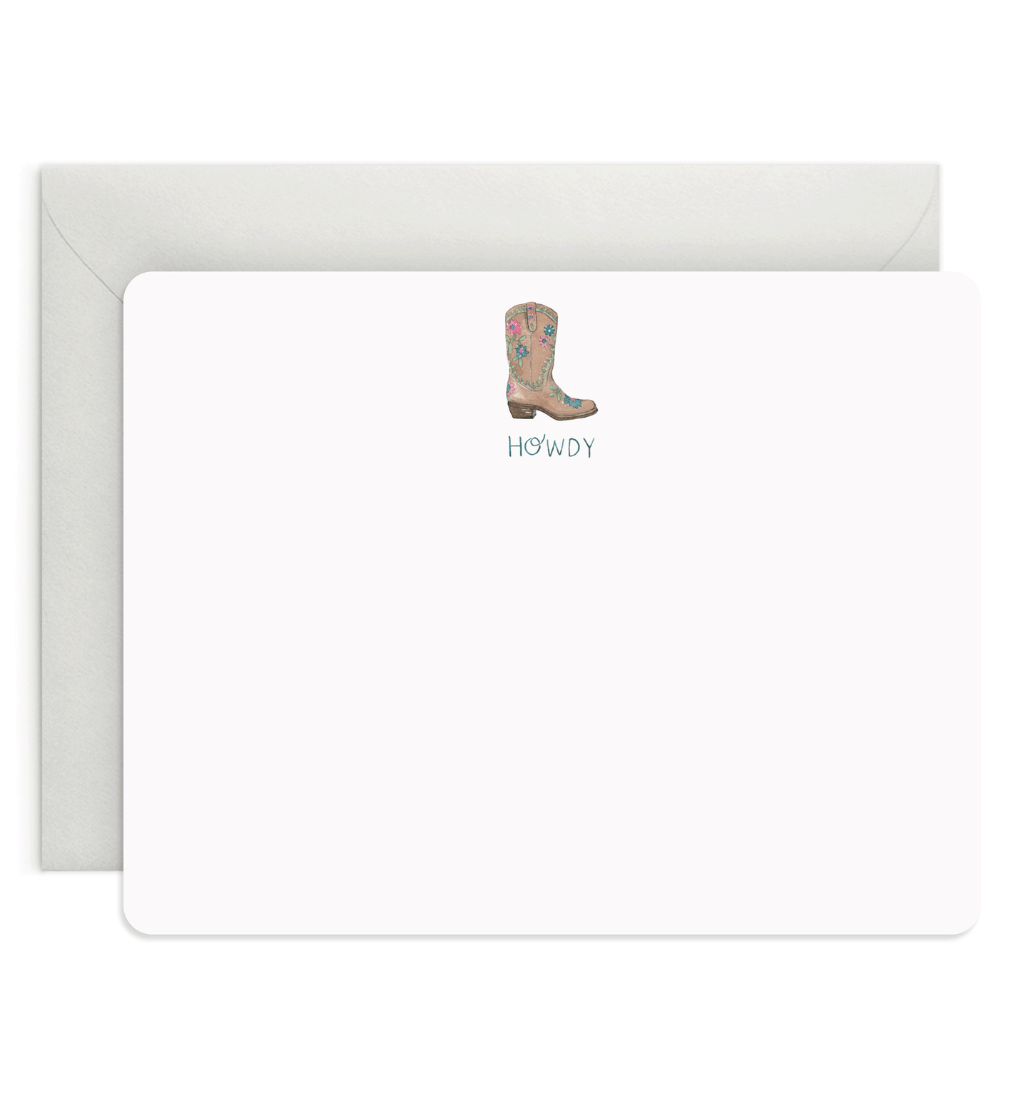 Flat Notes - Cowboy Boot