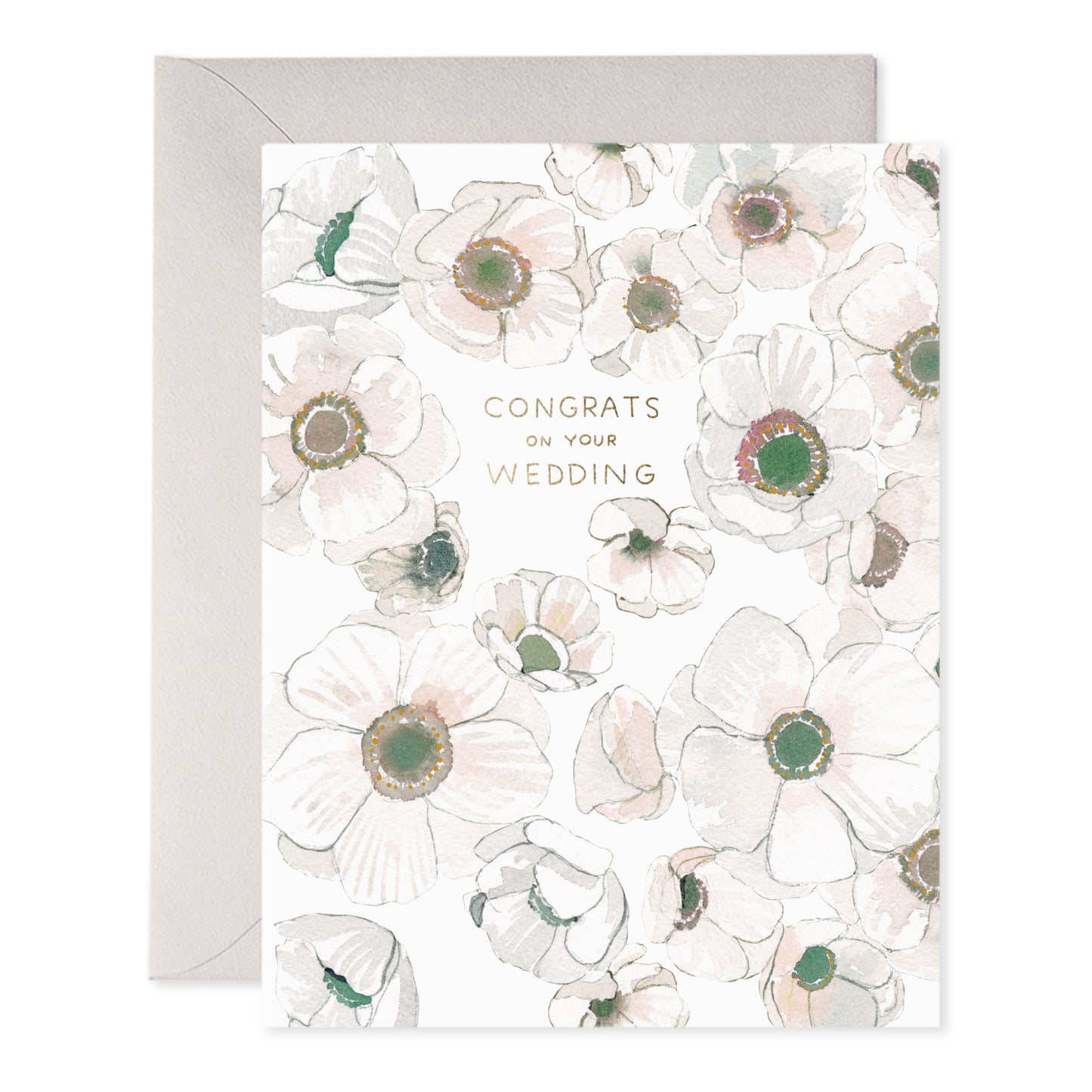 Greeting Card - White Flower Wedding
