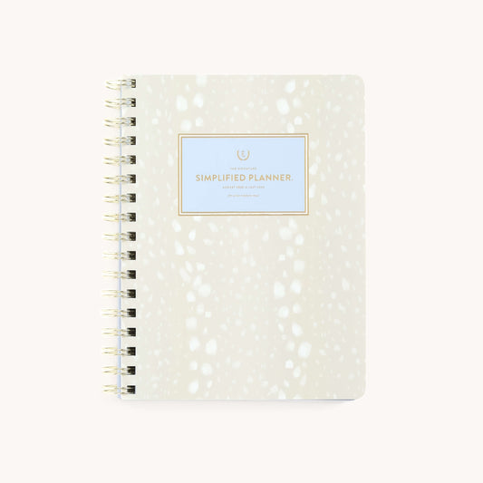 2025-2026 Softcover Weekly Simplified Planner - Ivory