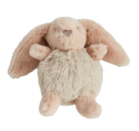 Bunny Pom Pom Rattles - Taupe