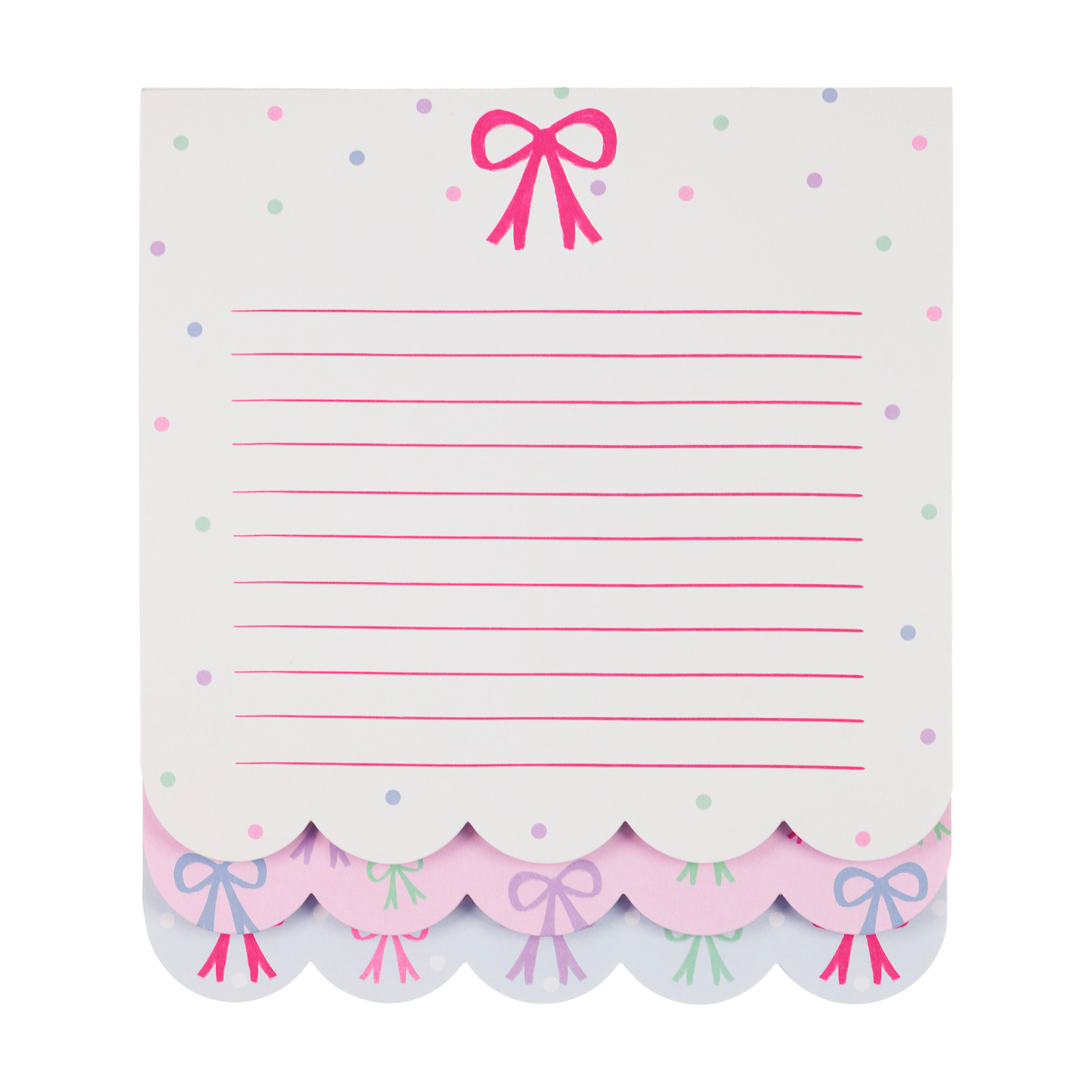 Layered Notepad - Bows