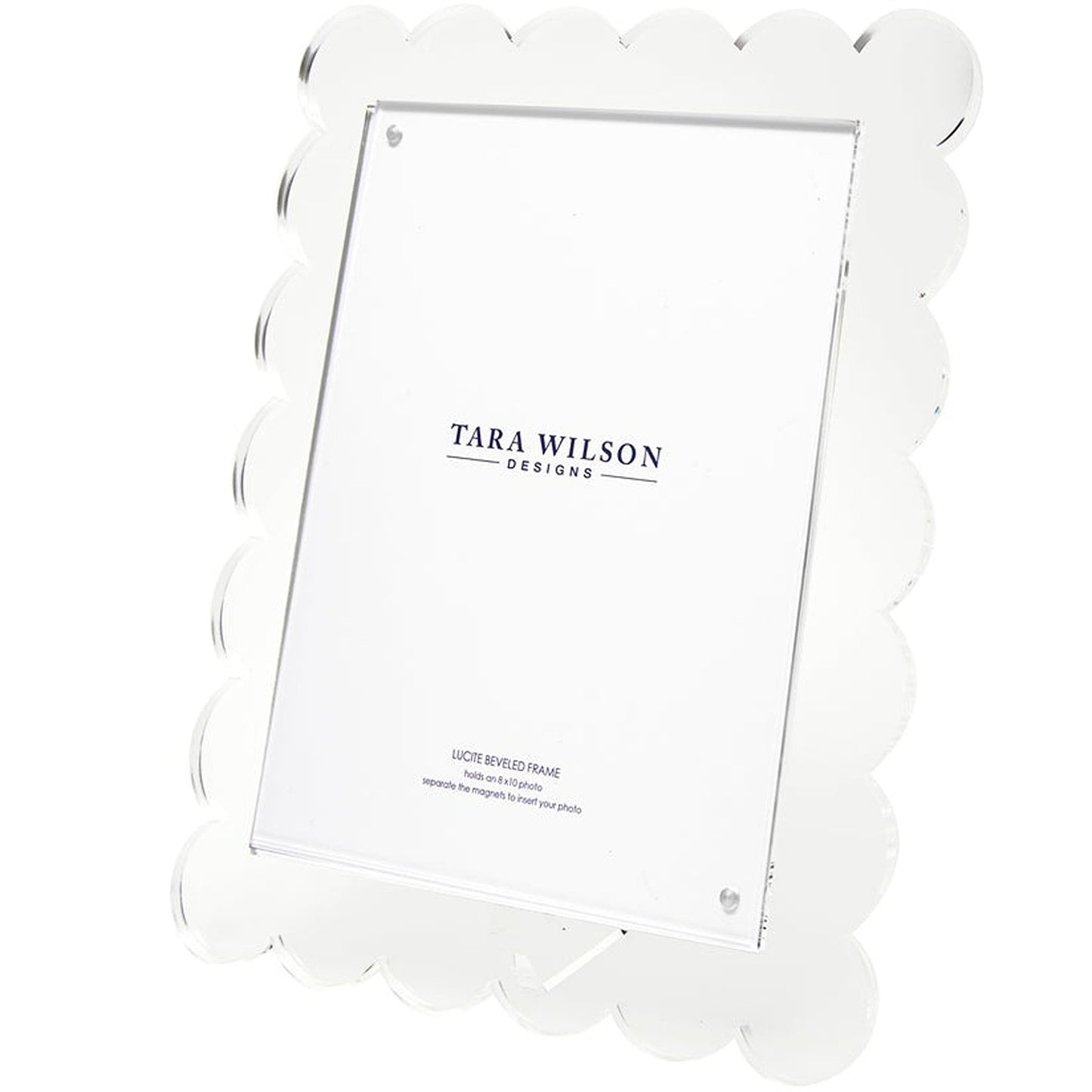 Picture Frame - Scalloped - Clear - 8x10