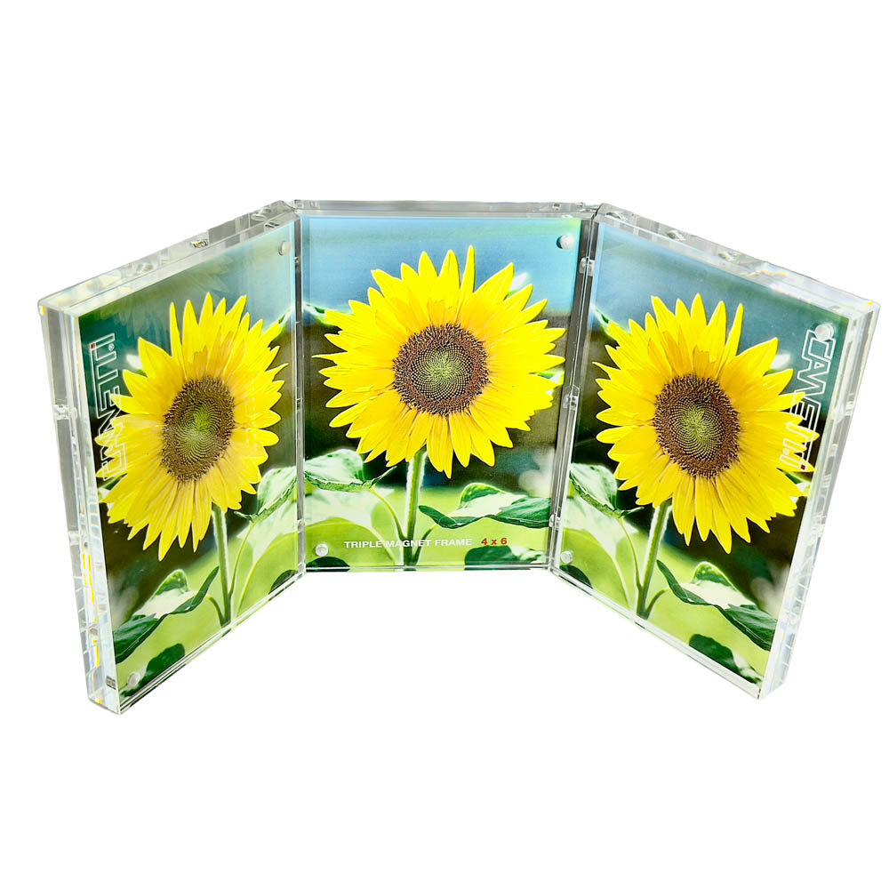 Triple Magnet Frame - 4x6 - Vertical