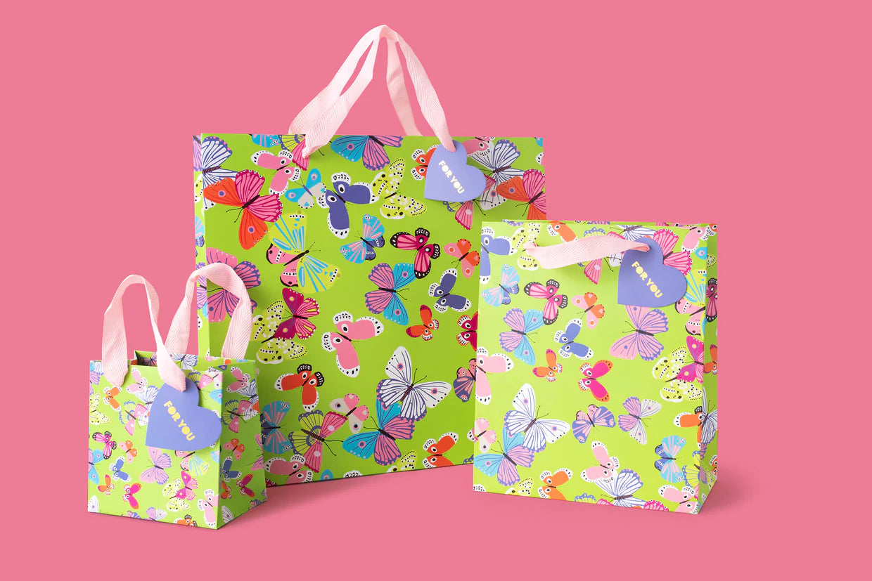 Butterflies Gift Bag L