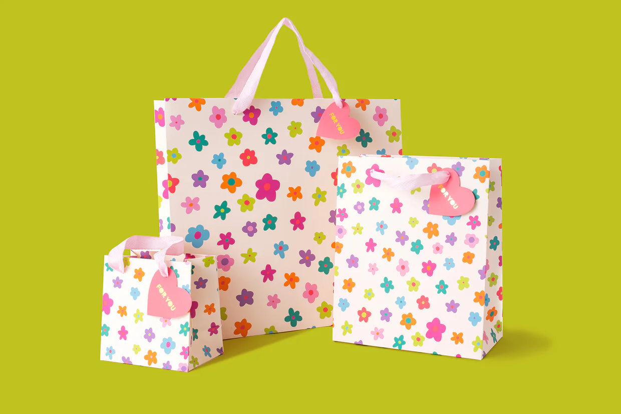 Happy Flowers Gift Bag L