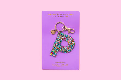Keychain - Colorful Confetti - P