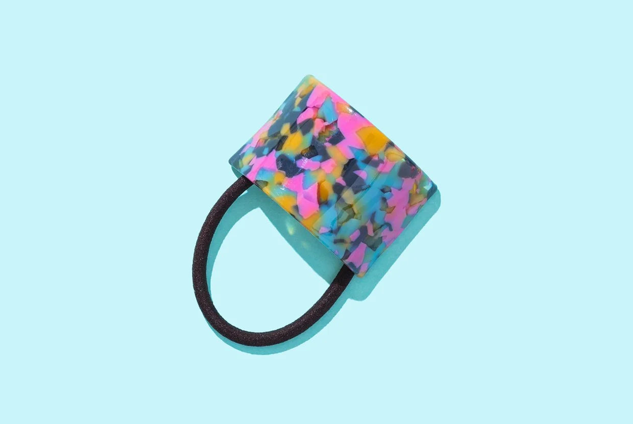 Ponytail Cuff - Bright Tortoise