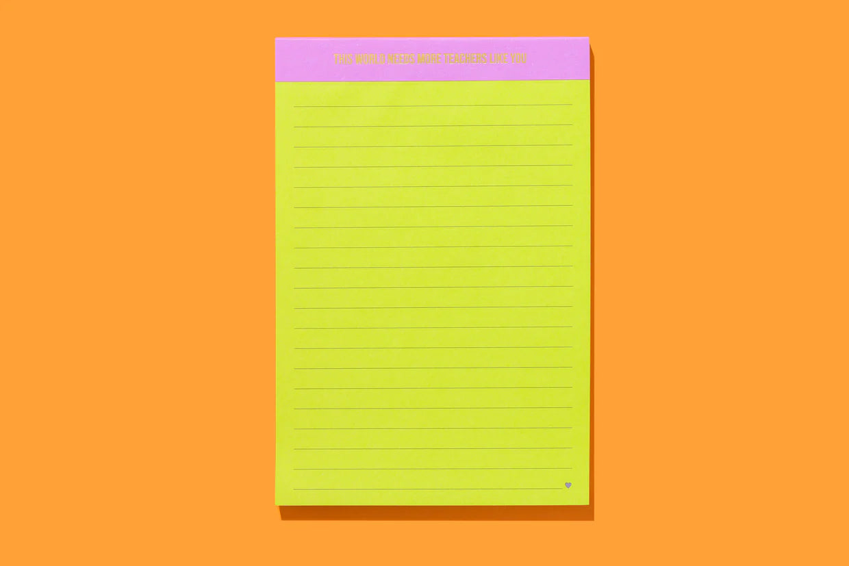 List Pad - Teacher