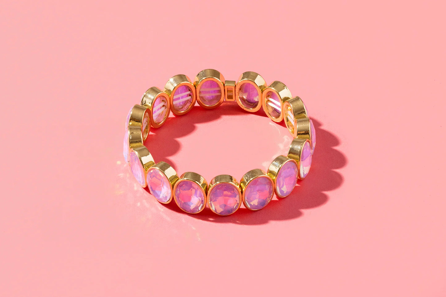 Bracelet - Olivia Gold Pink