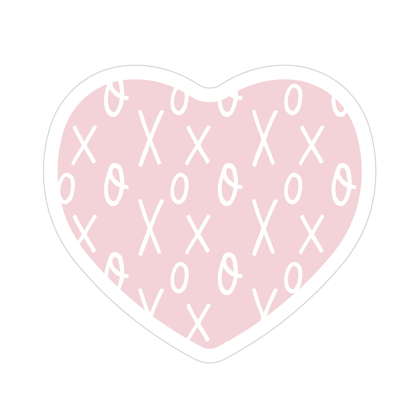 XOXO Die Cut Salad Plate - 8 ct