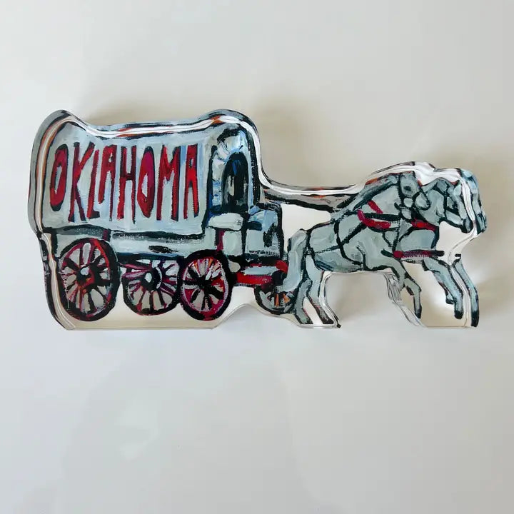 Small Acrylic Shelfie - Oklahoma Sooners