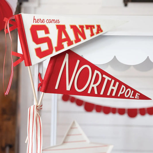 Felt Pennant Banner - Santa