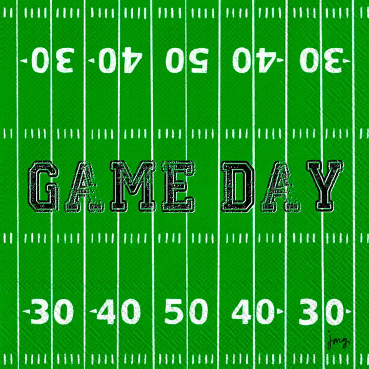 Cocktail Napkin - Game Day Field Football