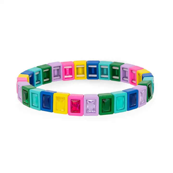 Crystal Stretch Bracelet - Multi